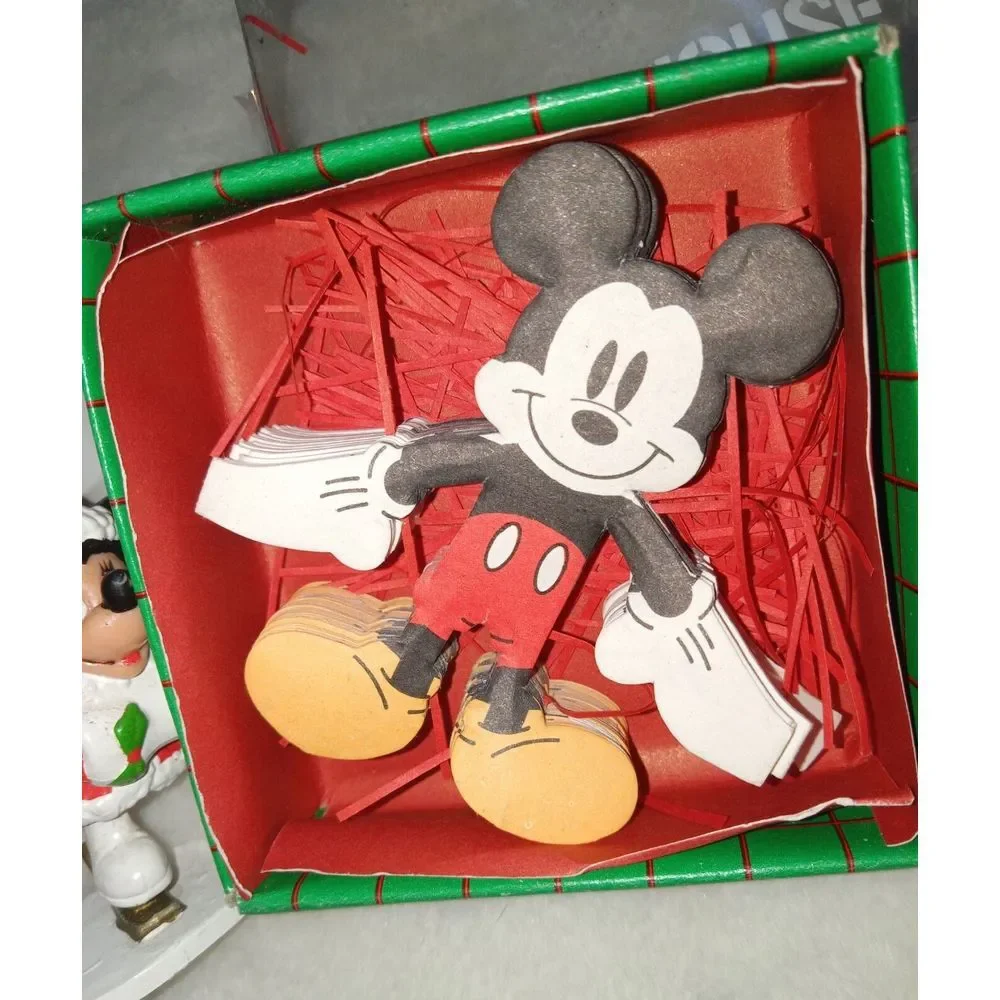 Lot vintage Mickey Mouse Rub-a-Dub Pipe Walt Disney China Mickey‎ Paper Ordament